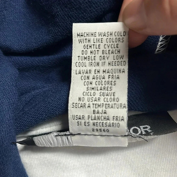 Sag Harbor sport hoodie size 2X cotton blend button down hoodie sweater pockets - Picture 10 of 10